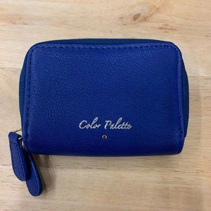 Color Palette Blue Wallet Wristlet